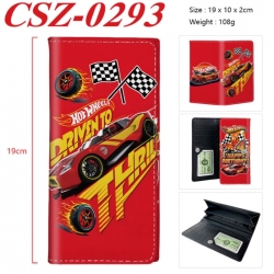 Hot Wheels Anime peripheral long three fold wallet 19x10x2cm