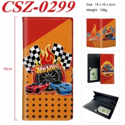 Hot Wheels Anime peripheral long three fold wallet 19x10x2cm