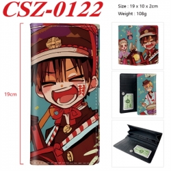 Toilet-bound Hanako-kun  Anime peripheral long three fold wallet 19x10x2cm