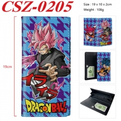 DRAGON BALL Anime peripheral long three fold wallet 19x10x2cm
