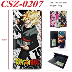DRAGON BALL Anime peripheral long three fold wallet 19x10x2cm
