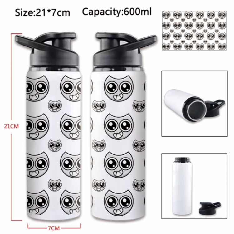 Dandy's World Anime Printed Outdoor Sports Water Bottle 600ml 21x7cm