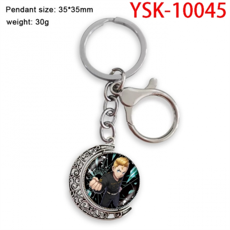 Tokyo Revengers Anime double-sided crystal rotating gemstone keychain pendant price for 5 pcs