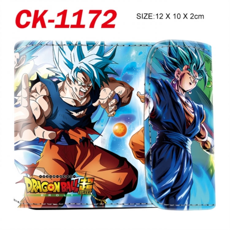 DRAGON BALL Horizontal concealed wallet short wallet 12x10x2CM