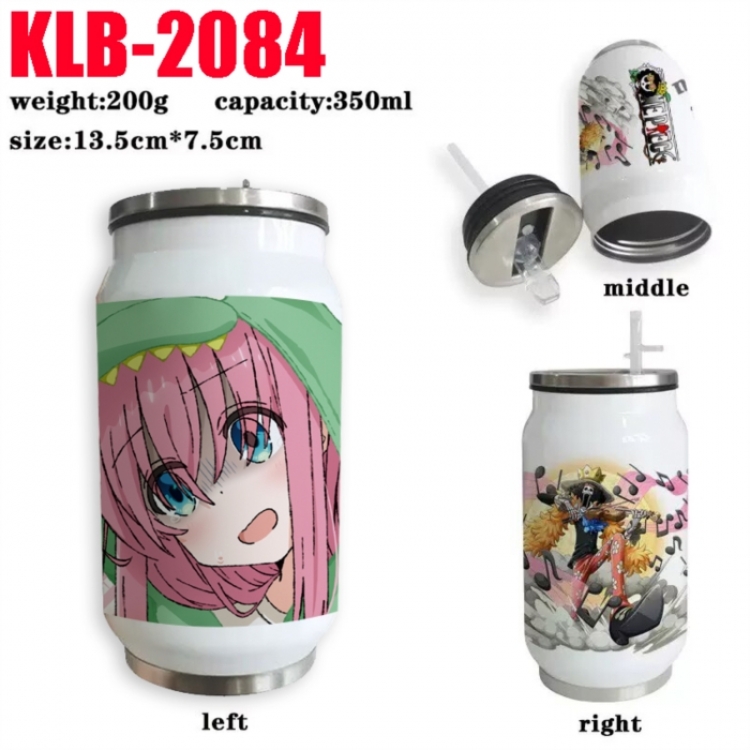 BOCCHI THE ROCK! Anime Printed Stainless Steel Insulated Cup Straw Water Cup 350ML
