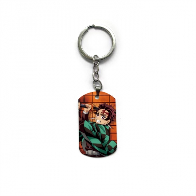 Demon Slayer Kimets Anime double-sided full-color printed keychain price for 5 pcs