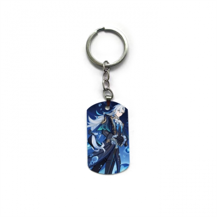 Genshin Impact Anime double-sided full-color printed keychain price for 5 pcs