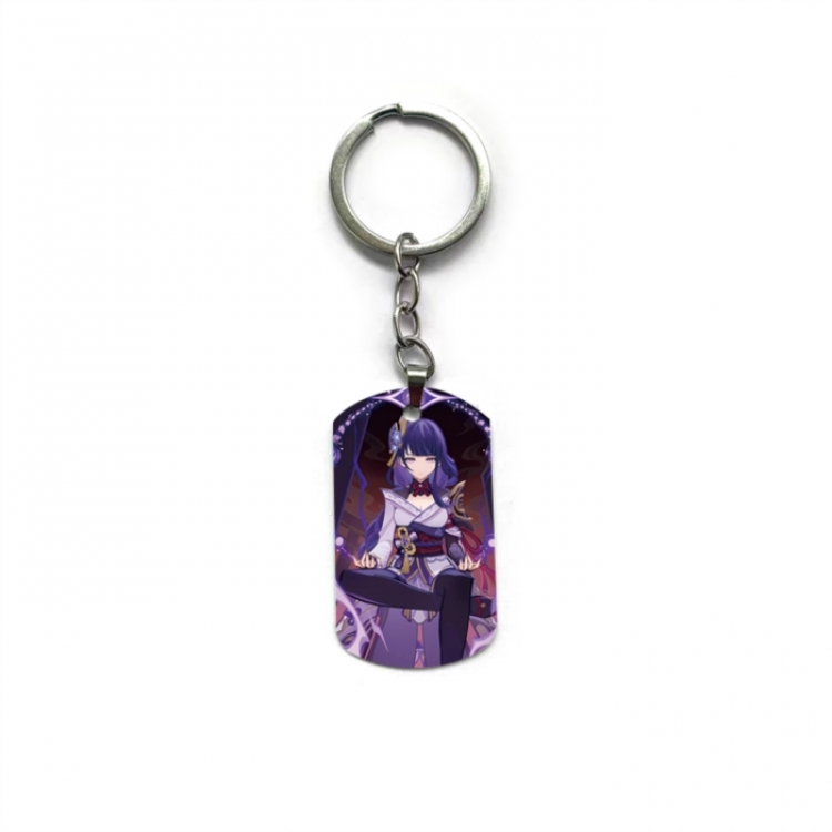 Genshin Impact Anime double-sided full-color printed keychain price for 5 pcs