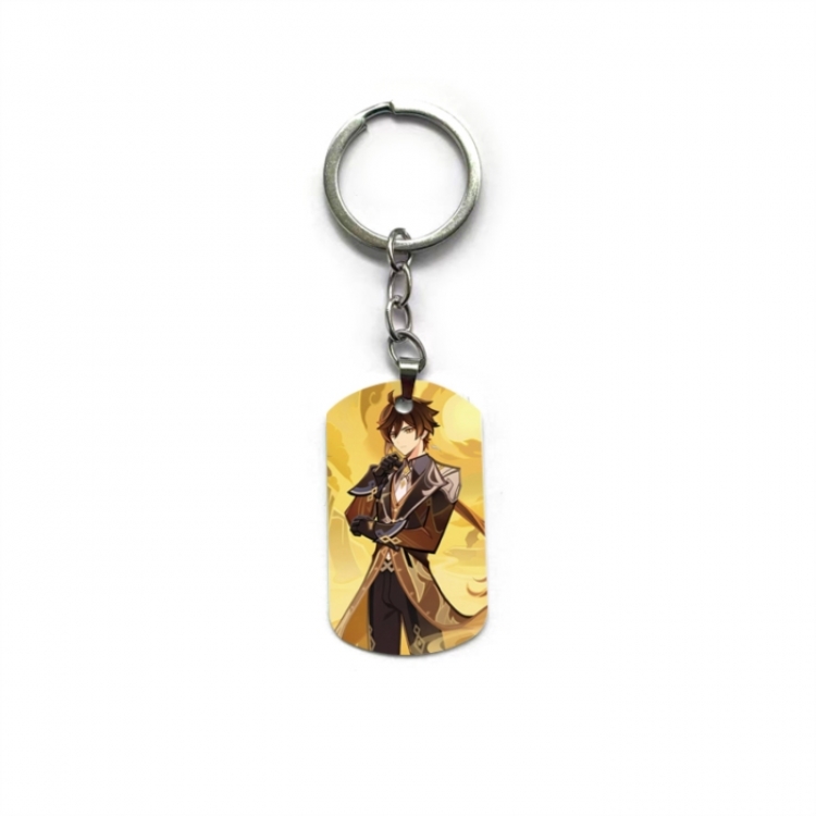 Genshin Impact Anime double-sided full-color printed keychain price for 5 pcs