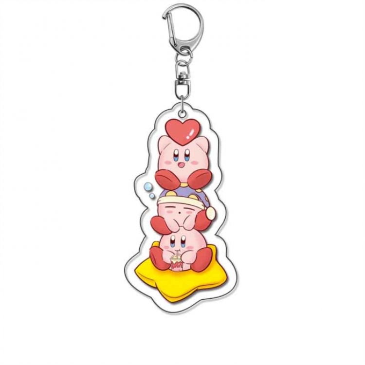 Kirby Anime Acrylic Keychain Charm price for 5 pcs