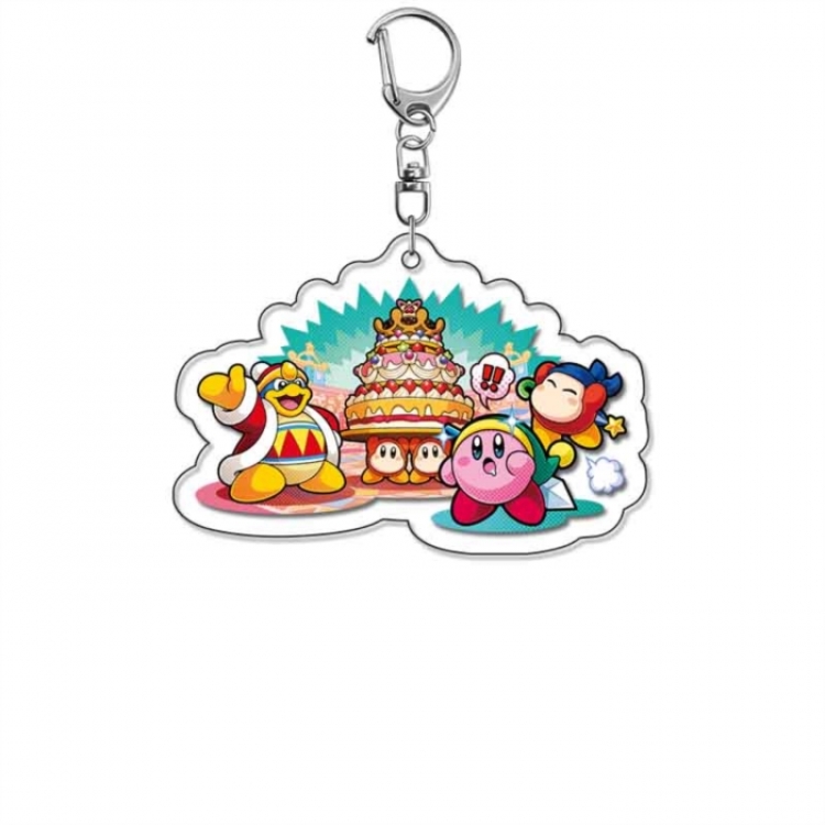 Kirby Anime Acrylic Keychain Charm price for 5 pcs