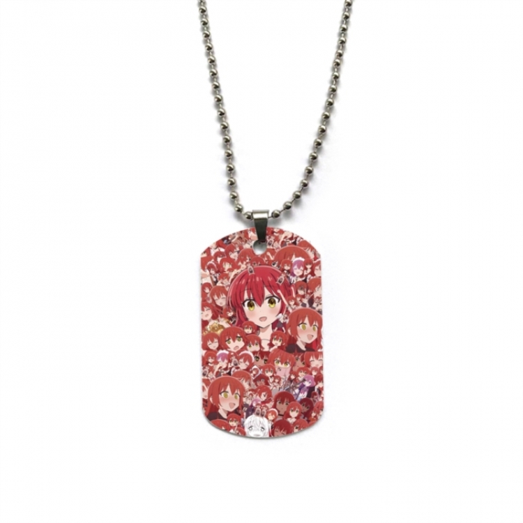 BOCCHI THE ROCK! Anime double-sided full color printed military brand necklace price for 5 pcs