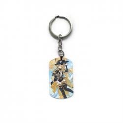 Genshin Impact Anime double-sided full-color printed keychain price for 5 pcs