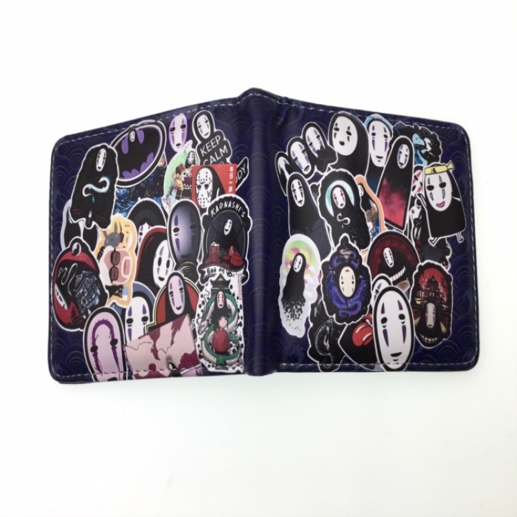 Spirited Away Anime two fold  Short wallet 11X9.5CM 60G 