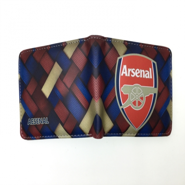 Football star Anime two fold  Short wallet 11X9.5CM 60G 