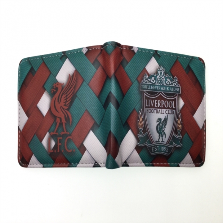 Football star Anime two fold  Short wallet 11X9.5CM 60G 