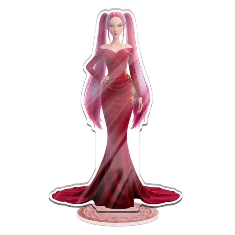 K-Pop Demon Hunters celebrity merchandise acrylic Standing figure Plates Keychain 16CM