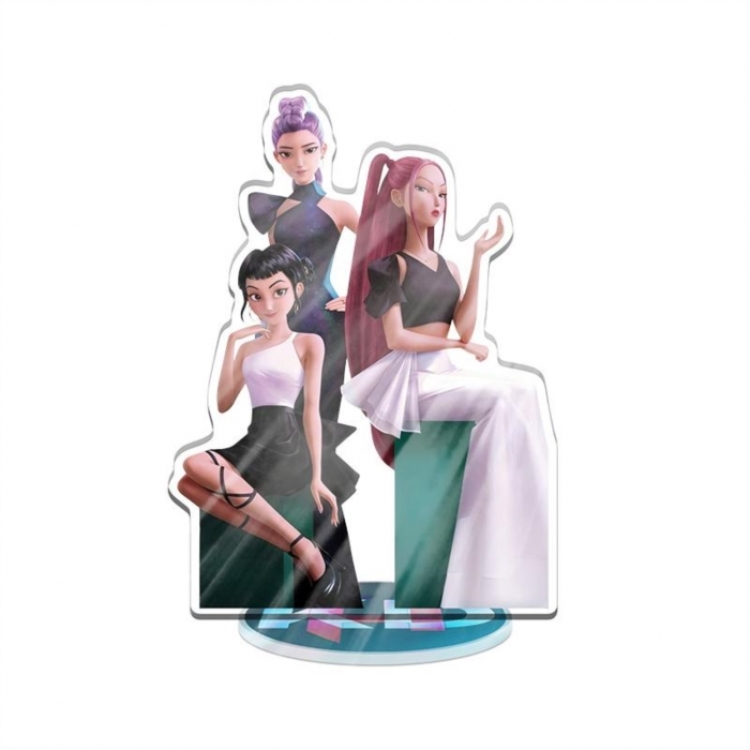 K-Pop Demon Hunters celebrity merchandise acrylic Standing figure Plates Keychain 16CM