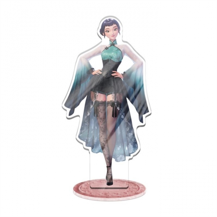 K-Pop Demon Hunters celebrity merchandise acrylic Standing figure Plates Keychain 16CM