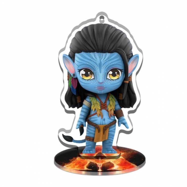 Avatar Q version Multifunctional Acrylic Keychain Stand figure Plates Keychain 8cm