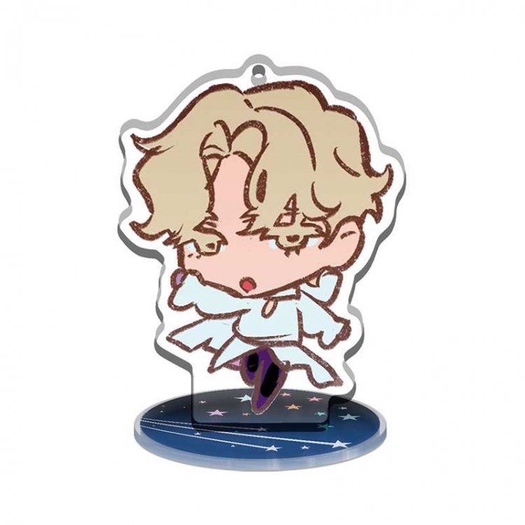  Alien Stage Q version Multifunctional Acrylic Keychain Stand figure Plates Keychain 8cm