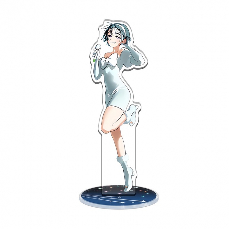 Alien Stage Acrylic Night Light 16 Color-changing USB Interface Box Set 19X7X4CM white base