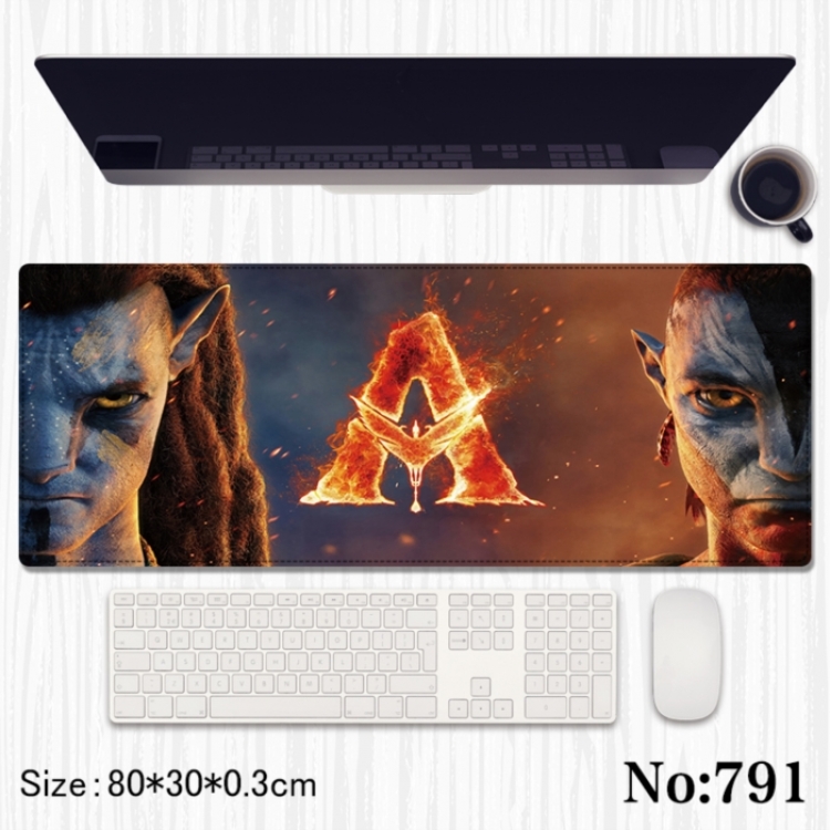Avatar Anime peripheral computer mouse pad office desk pad multifunctional pad 80X30X0.3cm