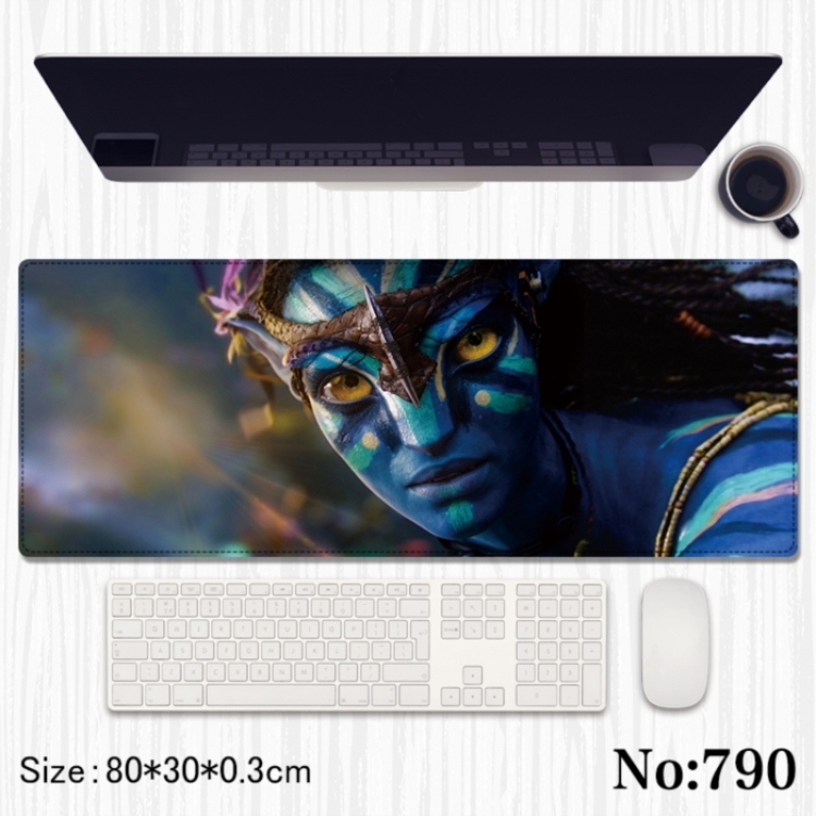 Avatar Anime peripheral computer mouse pad office desk pad multifunctional pad 80X30X0.3cm