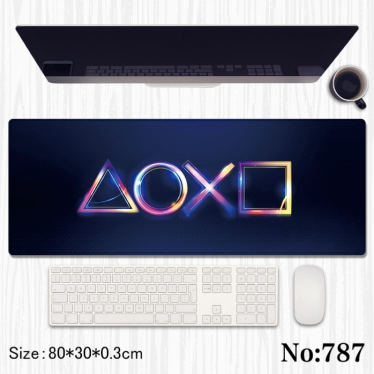 Roblox Anime peripheral computer mouse pad office desk pad multifunctional pad 80X30X0.3cm