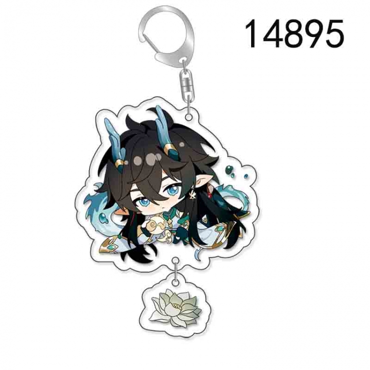 Honkai: Star Rail Anime acrylic Pendant Key Chain  price for 5 pcs