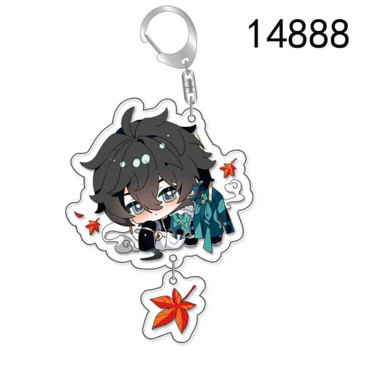 Honkai: Star Rail Anime acrylic Pendant Key Chain  price for 5 pcs