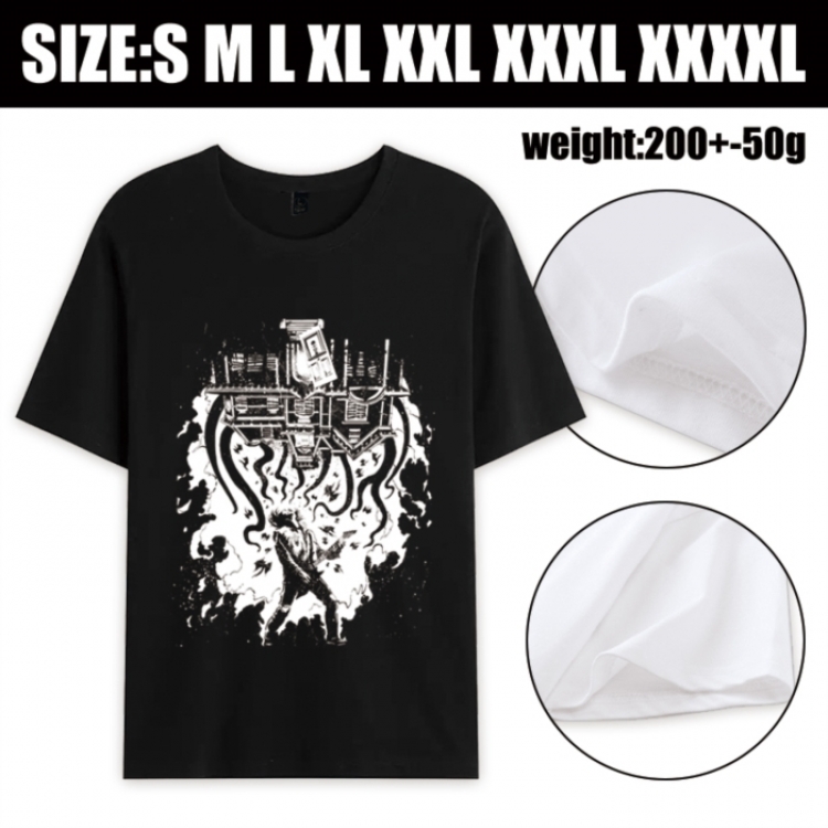 Stranger Things Anime printed pure cotton short sleeved T-shirt from S to 4XL