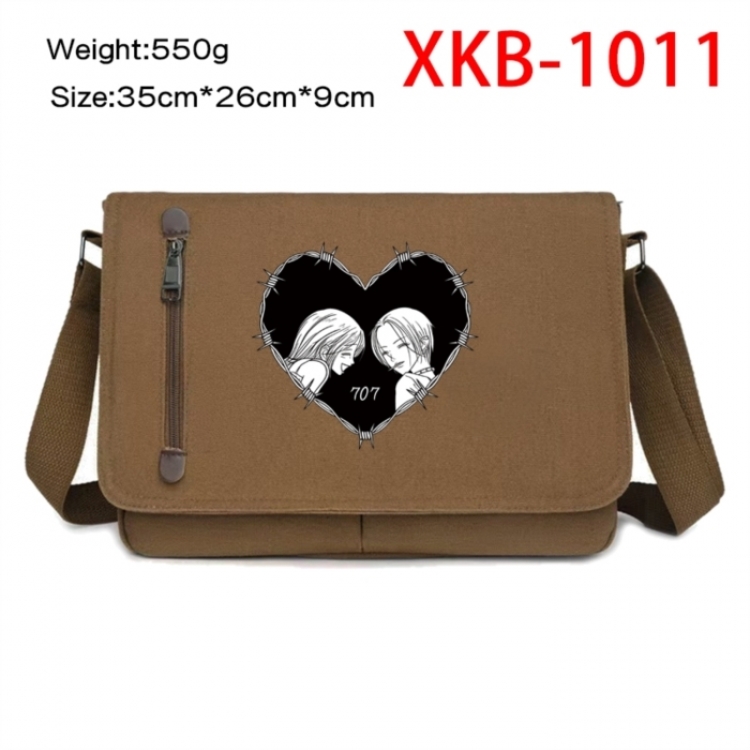 NANA Anime Retro Canvas Shoulder Bag Crossbody Bag Mailman Bag 35x26x9cm