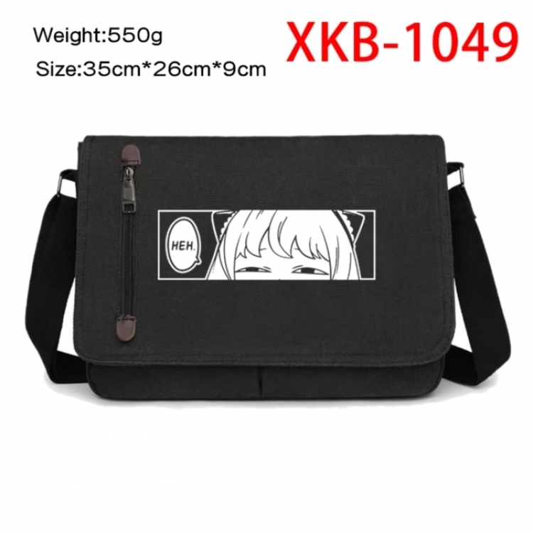 SPY×FAMILY Anime Retro Canvas Shoulder Bag Crossbody Bag Mailman Bag 35x26x9cm