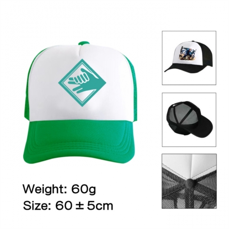 Jujutsu Kaisen Anime mesh cap peaked cap sun hat 60cm