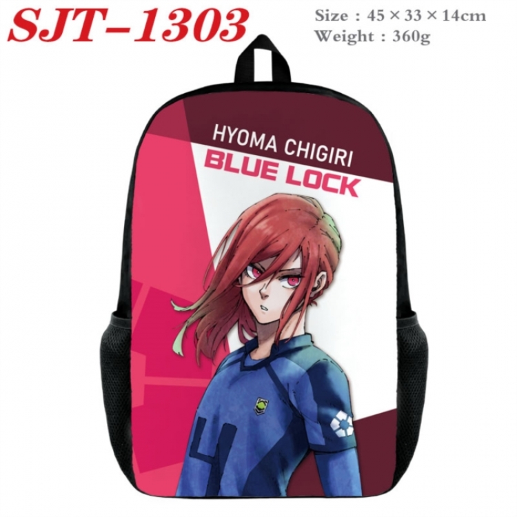 BLUE LOCK Anime nylon canvas backpack student backpack 45x33x14cm