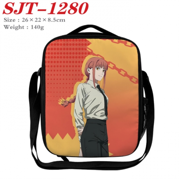 Chainsaw Man Anime Lunch Bag Crossbody Bag 26x22x8.5cm 