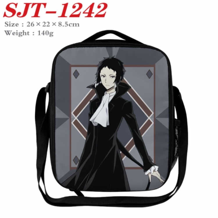 Bungo Stray Dogs Anime Lunch Bag Crossbody Bag 26x22x8.5cm 