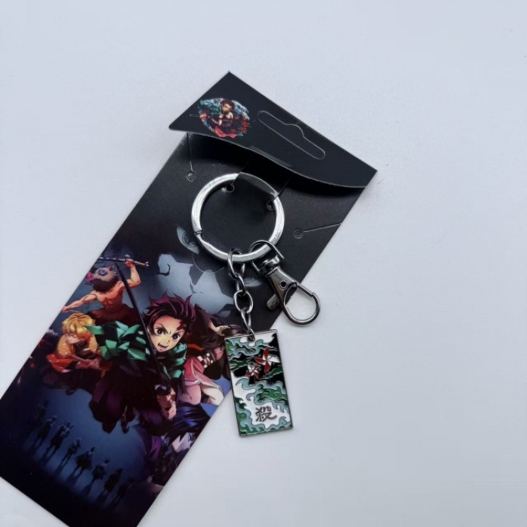Demon Slayer Kimets Animation metal keychain pendant price for 5 pcs 