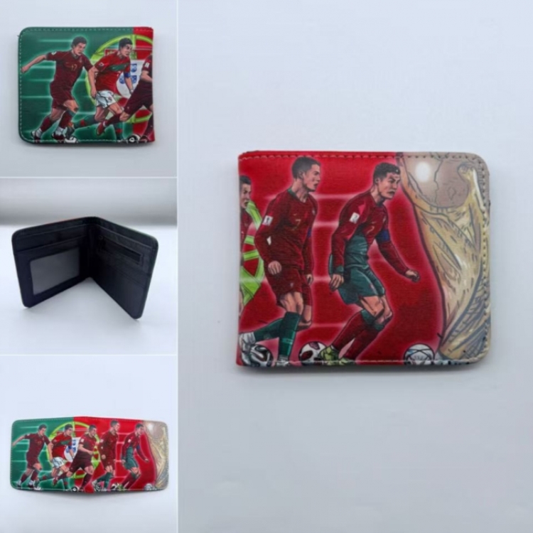 Cristiano Ronaldo Full color Two fold short card case wallet 11X9.5CM