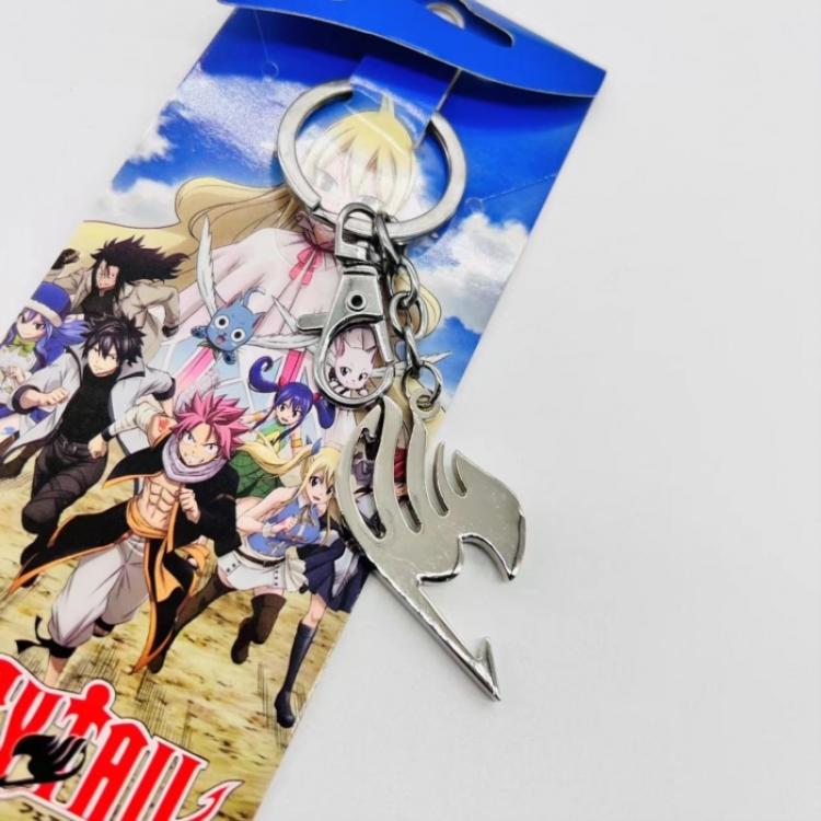 Fairy tail Animation metal keychain pendant price for 5 pcs 