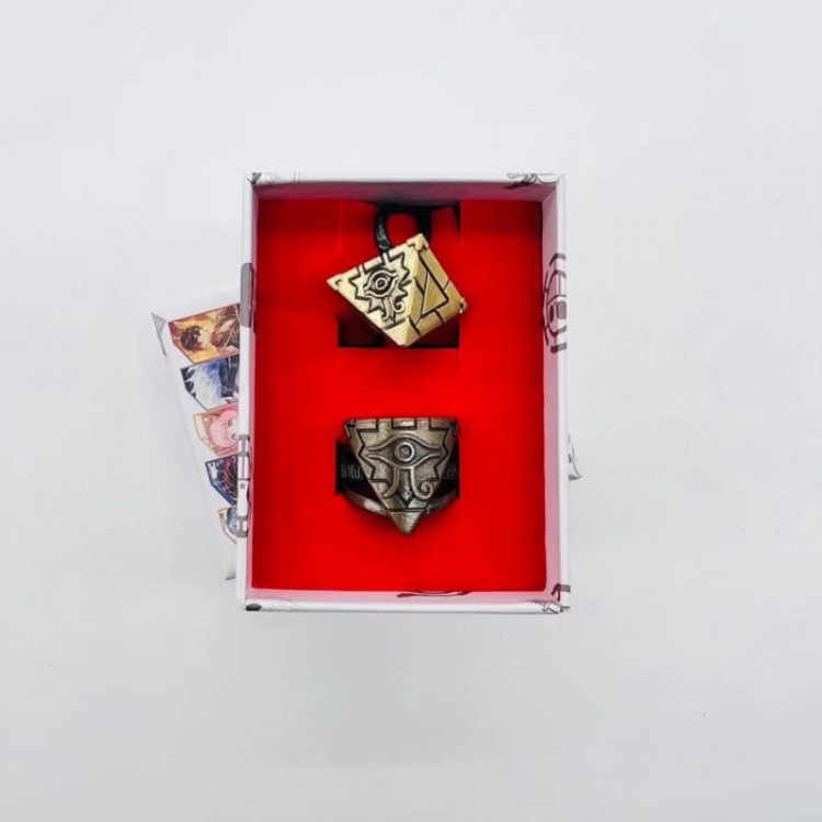 Yugioh Anime peripheral ring necklace box