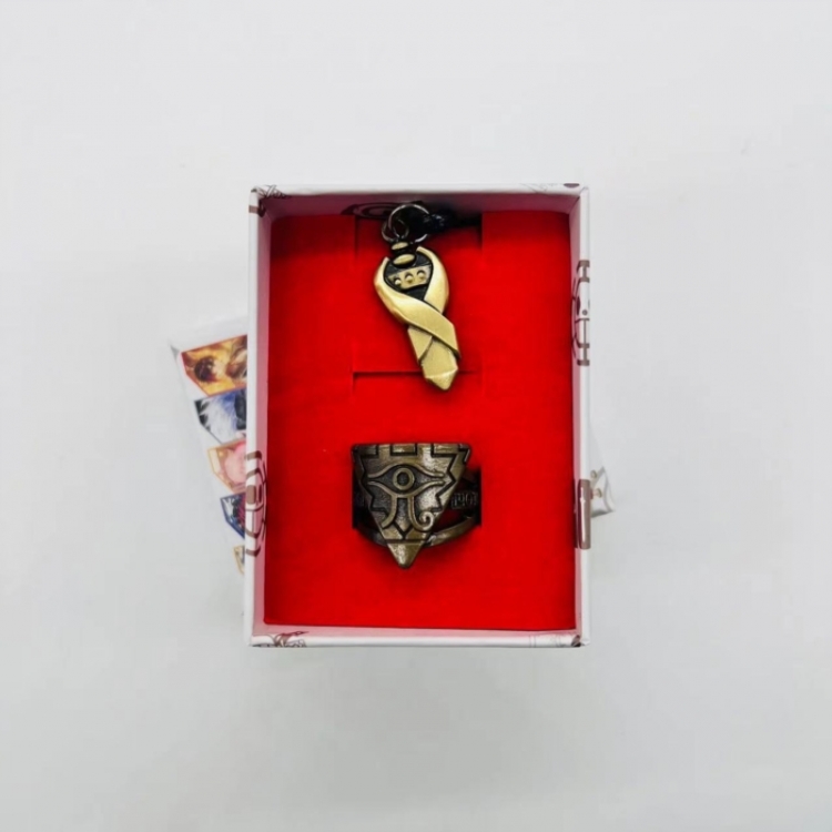 Yugioh Anime peripheral ring necklace box