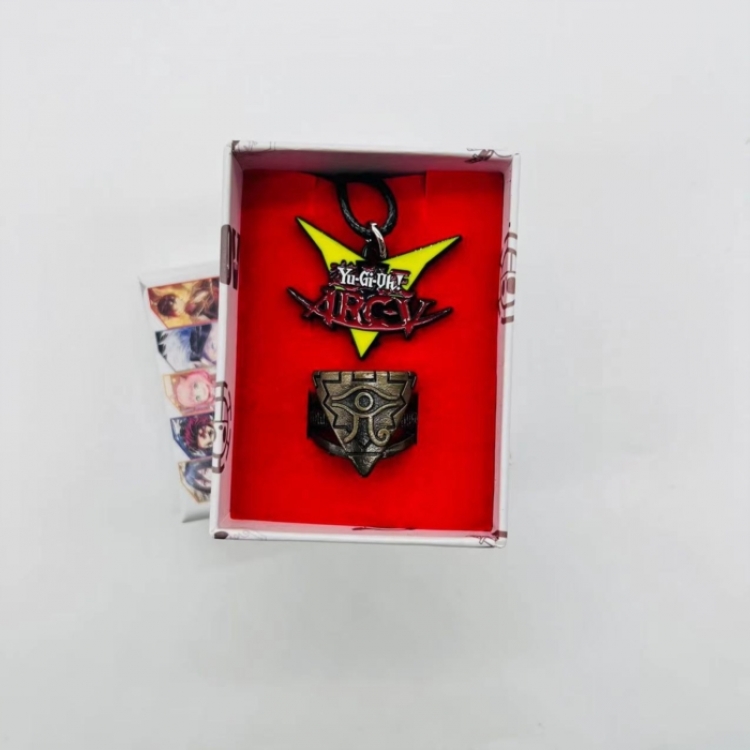 Yugioh Anime peripheral ring necklace box