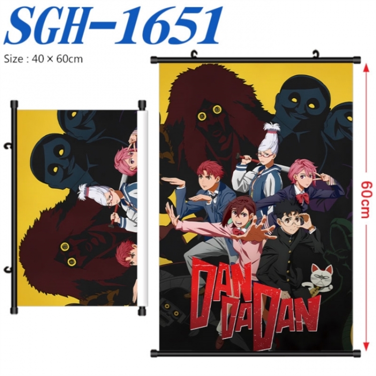 DANDADAN Anime digital printed pole style hanging picture Wall Scroll 40x60cm