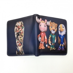 Football star Anime two fold  Short wallet 11X9.5CM 60G 