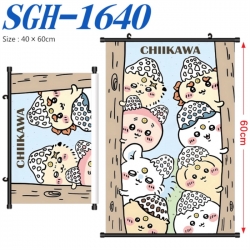 Chiikawa Anime digital printed pole style hanging picture Wall Scroll 40x60cm