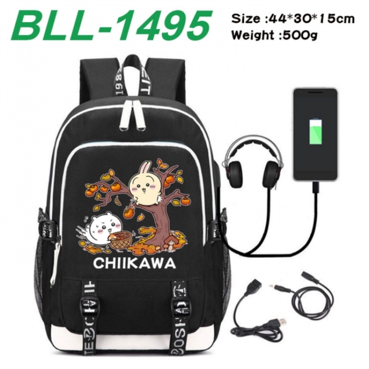 Chiikawa Game Canvas Backpack Waterproof School Bag 44X30X15CM 500G