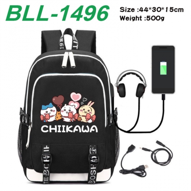 Chiikawa Game Canvas Backpack Waterproof School Bag 44X30X15CM 500G