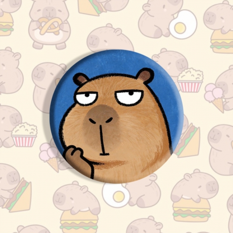 Kapibala Anime tinplate brooch badge price for 5 pcs